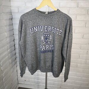 Universite Paris Sorbonne Ladies Size 5 Fleece Lined Made in France Sweat Shirt